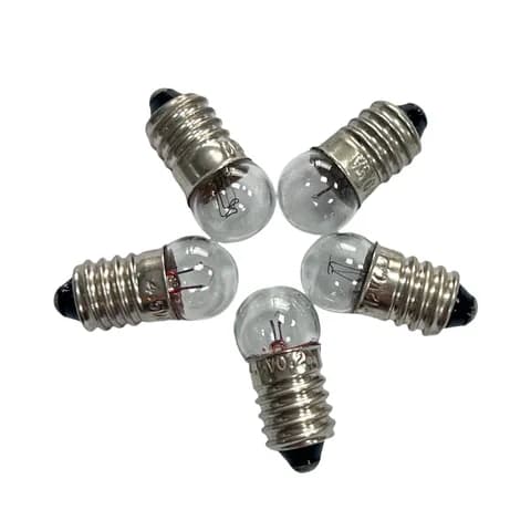 10PCS 2.2V0.25A E10 Screw Base Flashlight Bulbs for Home Experiment Circuit Electrical Test Accessories