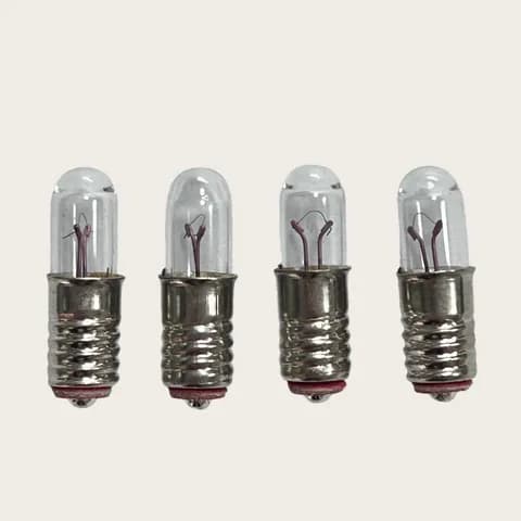 T 1/2 E5/E5.5 Spiral Bulb 6V 50mA 12V 50mA Train Model Lighting Bulb DIY Toy Bulb