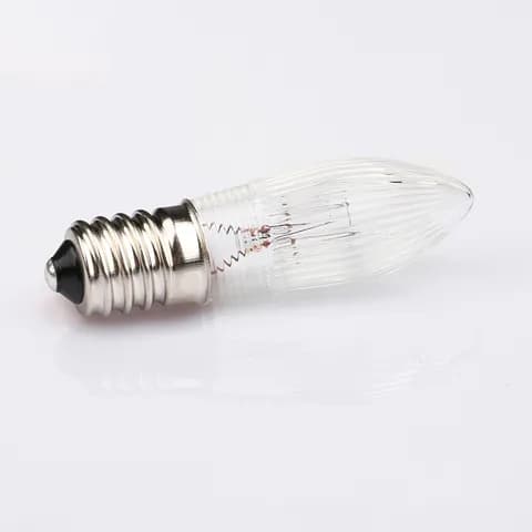 3W E10 LED Filament Mini Candle Bulb 23/34/48/55V Low Voltage Incandescent Replacement Decor Light B2B Wholesale for Christmas