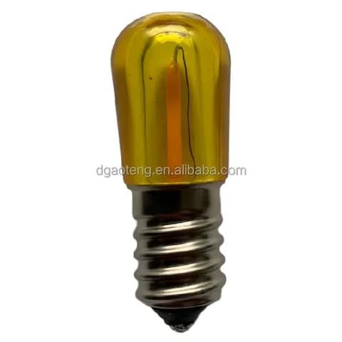 B19 LED Bulb Waterproof E14 Papaya Bulb 14V0.18W / 24V0.5W Festive Decorative Bulb