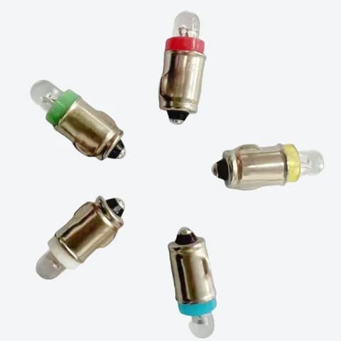 BA7S 7X20 Dual-ear Base LED Bulb 12V 24V Instrument Color Signal Indicator
