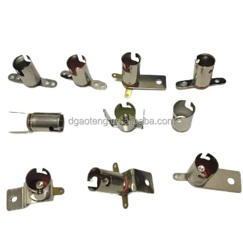 BA9S Bayonet Lamp Holder for Electrical Equipment Lamp Holders