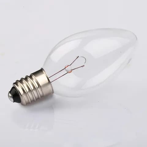 Light Bulb C7 E12 Christmas Colored Decorative Bulbs 120V5W/7W Indoor and Outdoor Nighttime Bulb Replacement