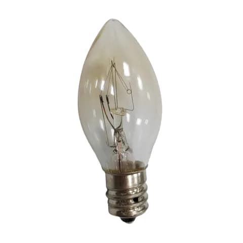 C7 Jumping Bulb Clear/Spray Colour 110V4W Mini Retro Bulb Christmas Bulb Outdoor Garden Lights Salt Lamps