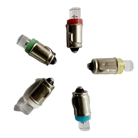 LED Control Device Button Indicator Light, LED Double Ear Light Bulb, BA7S Ship Light Bulb, Miniature Instrument Light