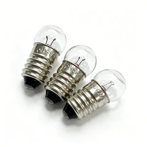 E10 11X23mm Spiral Base Physics Teaching Light Bulb 1.5V, 2.5V, 3.5V, 3.8V, 4.5V Mini Bulb, Spare Bulb for Flashlights