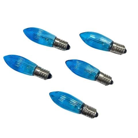 E10 C6 Christmas Candle Bulb 24V3W Outdoor Light String Christmas Tree Decoration Bulb Blue Yellow Red Green
