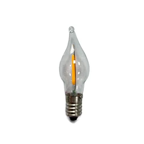 E10 C6 LED Filament Candle Bulb 8-55V0.1-0.5W Christmas Fairy Bulb