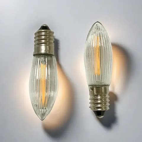 E10 Candle Arch Bridge Bulb Christmas Lamp Spare E10 LED Screw Light 14V to 55V AC 0.2W Warm White8-55V,8V0.2W,12V0.2W,34V0.2W