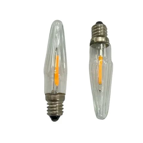 E10 LED Filament Bridge Bulb 14V 0.2W String Replacement Lamp