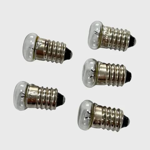 E10 Mini Flat Top Transparent Spherical Bulb 3.5V200mA 0.2A Enigma Cipher Machine Spare Replacement Bulb