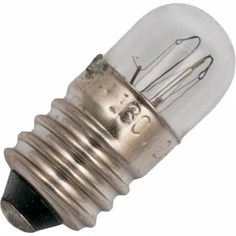 E10 Screw Base Miniature Indicator Bulb 12V3W, 24V3W, 30V3W Equipment signal Bulb