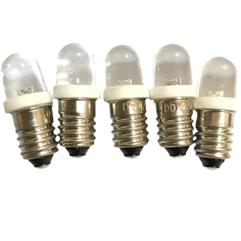 E10 Spiral Base LED 4.5 Warm White Light signal Indicator Bulb