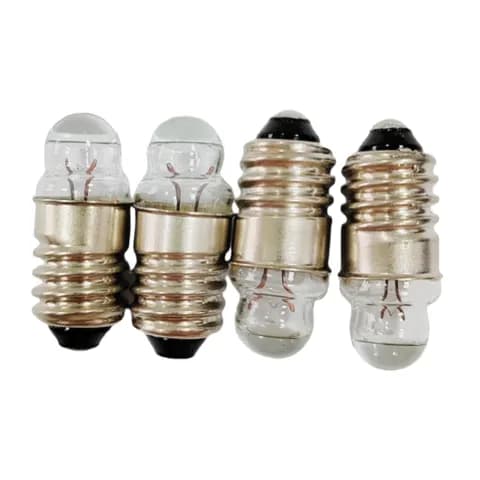 E10 Spiral Base Flashlight Mini Bulb 2.4V 0.5A Medical Bulb Incandescent Bulb