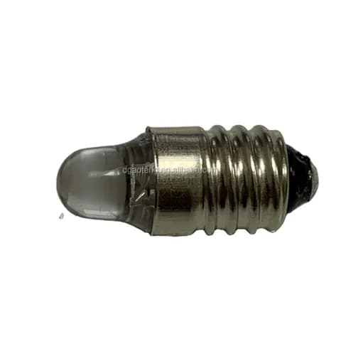 E10 Spiral Base Mini Spotlight Bulb 1.1V/2.2V/2.5V School Teaching Pen Light Toy Projector Lamp