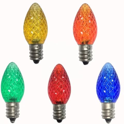 E12 C7 0.5W Dimmable LED Christmas Bulb Waterproof Outdoor Light String Replacement Best-Seller