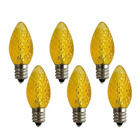E12 C7 Strawberry-shaped LED Light, 220V, 0.5W, Decorative Outdoor Waterproof LED.