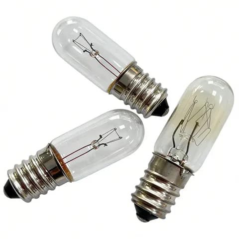 E14 16X45mm 60V5W, 60V10W, 24V5W Tubular Equipment Indicator Bulb