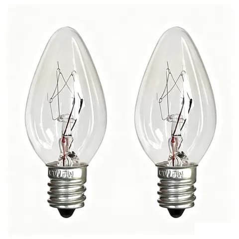 E14 E12 C7 Candle Light Bulb 230V 7W for Candle Holder Decoration Night Light