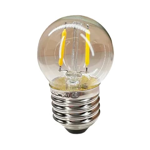 E27 G40 Amber Spherical LED Filament Bulb 220/240V 4W 2700K Dimmable Edison Retro Decorative Bulb Night Light