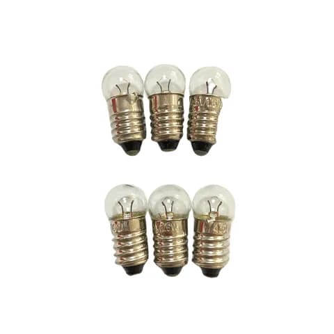 G11 E10 Screw Base Miniature Light Bulb, 1.5V 0.3A / 3.5V 0.2A, Used for School Logistics and Teaching Experiments.