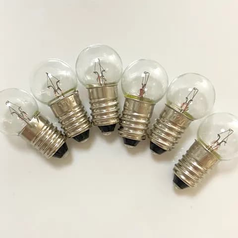 G15 E10 Screw Base Mini Indicator Light Bulb 12V3W Equipment Meter Bulb