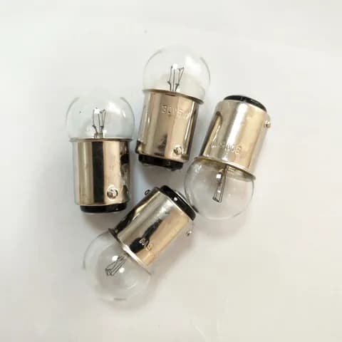 G18 BA15S BA15D 12V 10W Amber Car Halogen Bulbs