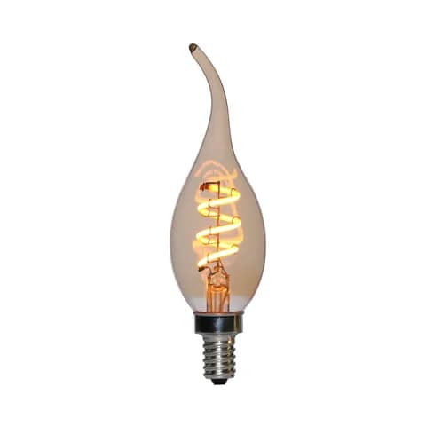 G35 Edison Candlestick Bulb 240V15W1800K Warm White Light Retro Decorative Bulb E12 Base Chandelier Replacement Bulb