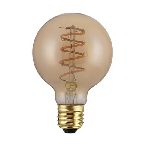 G95 Heart Shape Soft Filament Edison E27 Light Bulbs for Retro Led Wall Lamps Table Lamps