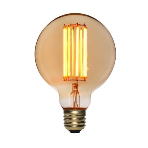 G95 Vintage Edison Bulb LED Firework Light Bulb E27 Base 3W Antique Filament Globe Spiral Design LED Starry Fairy Light Bulb