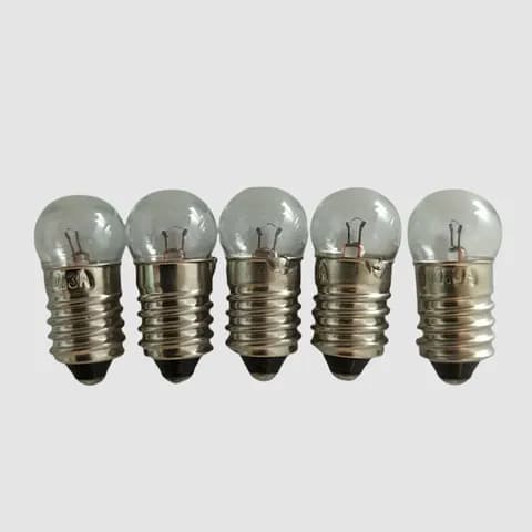 Hot Selling E10 Spiral Base Indicator Bulb 2.5V300mA Physics Experiment Small Bulb