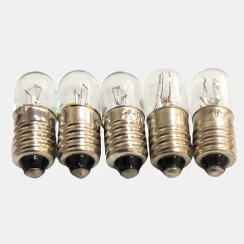 Hot Selling T10X28mm E10 Base 12V3W clear Light Indicator Bulb 1.000hrs
