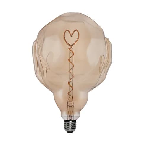 Large Globe Lamp E27 G150 Holding a Football LED Edison Light Bulbs Clear Gloden Gray Flexible Curved LED Lamp