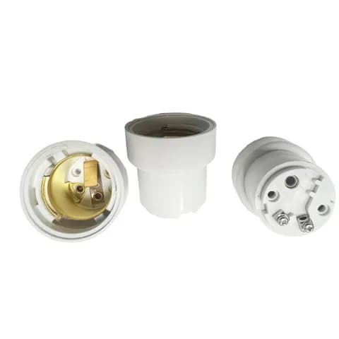P28S Navigation Lamp Holder Socket Signal Base High Quality White Plastic Lamp Holder Bracket Marine Lamp Holder Bracket
