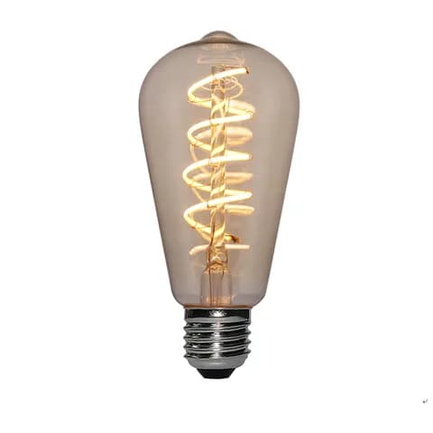 ST64 4W Fireworks Bulb Led Filament Lamp E27 Decorative Color 3D Edison Light Bulb for Holiday Home