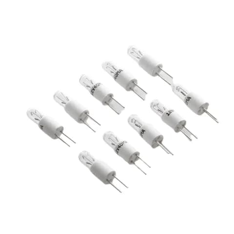 T1 3/4 Bi-Pin 5.7x16mm 12V60mA,6.5V40mA Instrument Indicator Light Bulb