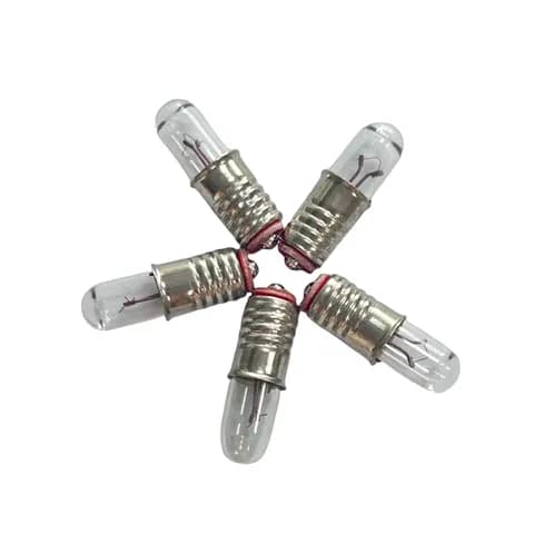 T1-3/4 E5/8 12V 75mA E5 Screw Base Miniature Instruction Light Bulb