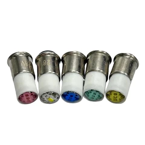 T1 3/4 Midget Flange LED Lamp Beads 24-28V DC Marine signal Indicator Lamp