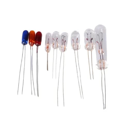 T1 /2 Wire End 4x10x10mm Mini signal Indicator Bulb 12V100mA/6V50mA