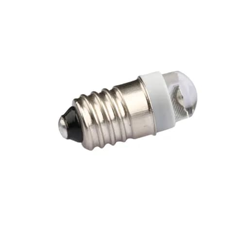 T10 E10 Spiral Base LED Bulb 4.5V, 6V, 12V LED Flashlight Bulb Signal Warning Bulb