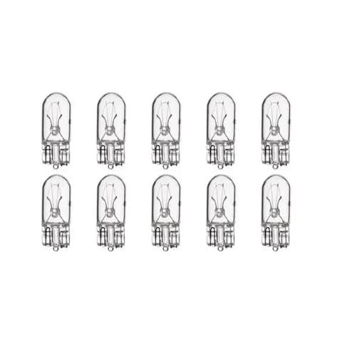 T10 W2.1X9.5D Car Meter Indicator Bulb12/30V3W Wedge Base Bulb