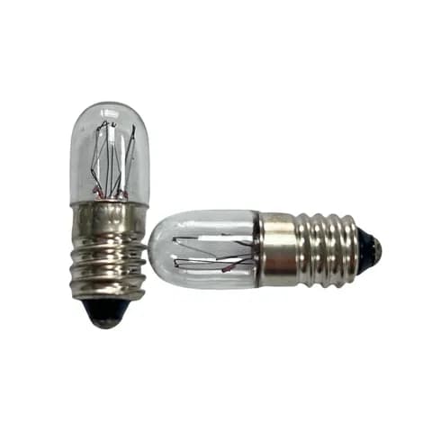 T10X28 48V 3W, 60V 3W E10 Spiral Base Miniature Bulb Equipment Indicator Bulb
