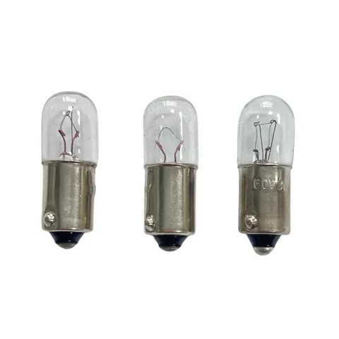 T10X28 BA9S Bayonet Bulb 12V3W, 12V0.11A, 18V2W, 24V2W Electrical Equipment Tubular Indicator Bulb