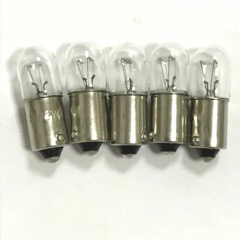 T10X28mm B9AS Base 6.5V0.25A/12V3W Instrument Equipment Indicator Bulb