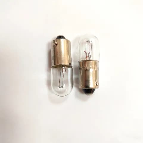 T10x28mm Bayonet Miniature Bulb 220V3W,130V2.6W Instrument and Equipment BA9S Indicator Bulb
