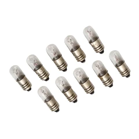 T10X28mm E10 Screw Base 6.5V0.3A Miniature Indicator Bulb