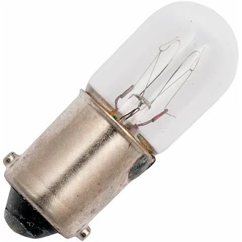 T10X28mm Mini Indicator Bulb 220V3W Warm White Light BA9S Bayonet Base Bulb