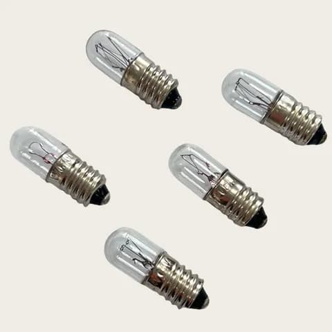T10X28mm Screw Base Equipment Signal Light 24V3W, 12V3W Incandescent Bulb