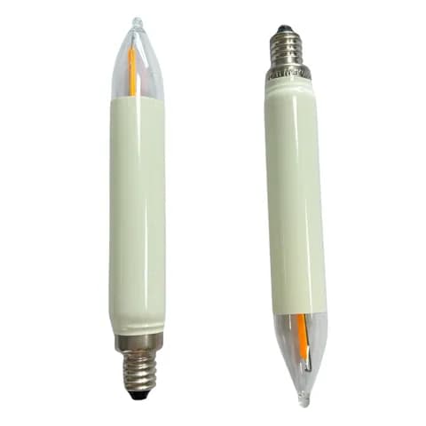 T15 E10 LED Filament 8-55V0.2W Schaftkerze Schaftkerze LED Kleinschaftkerze Christmas Bridge Bulb