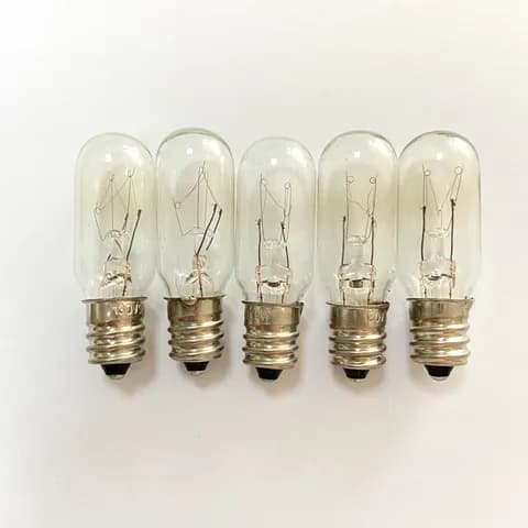 T16 E12 Miniature Indicator Bulb Incandescent Oven Bulb 220V15W Indicator Bulb